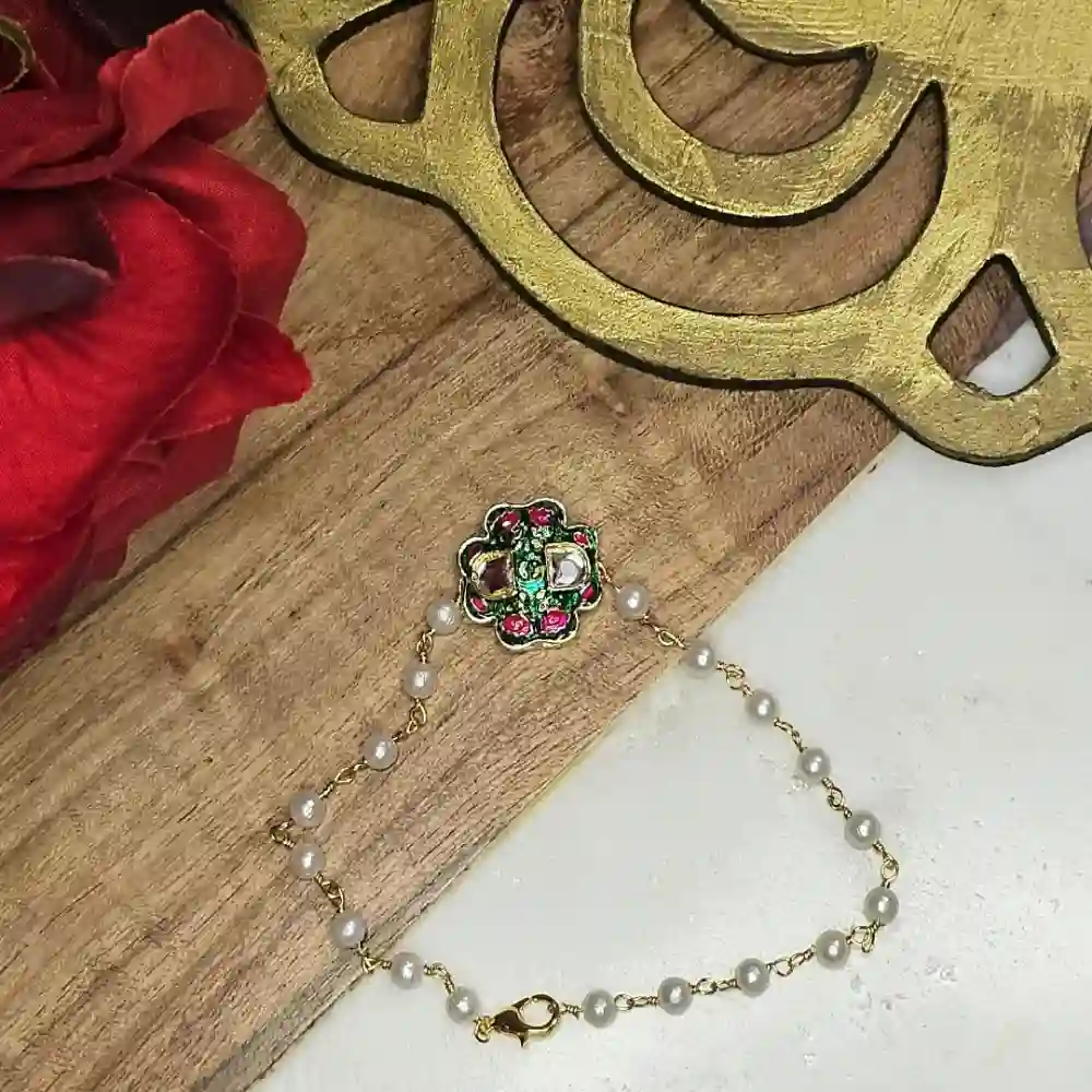 Order Floral Meenakari Rakhi